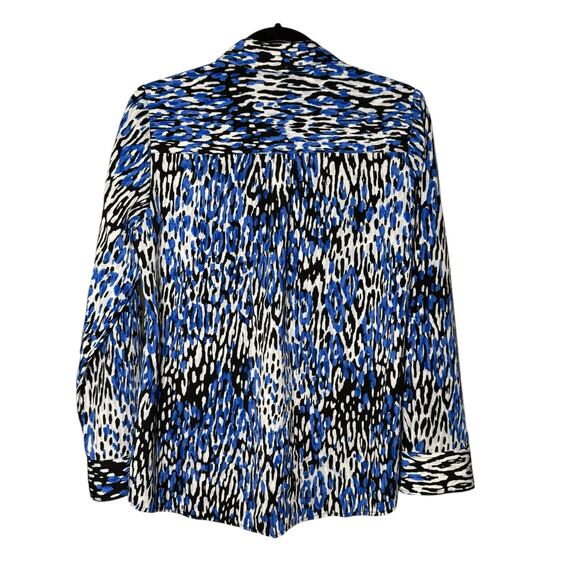 Talbots Womens Nantucket Blouse Medium Long Sleeve Button Down Office Career Top - Picture 5 of 9